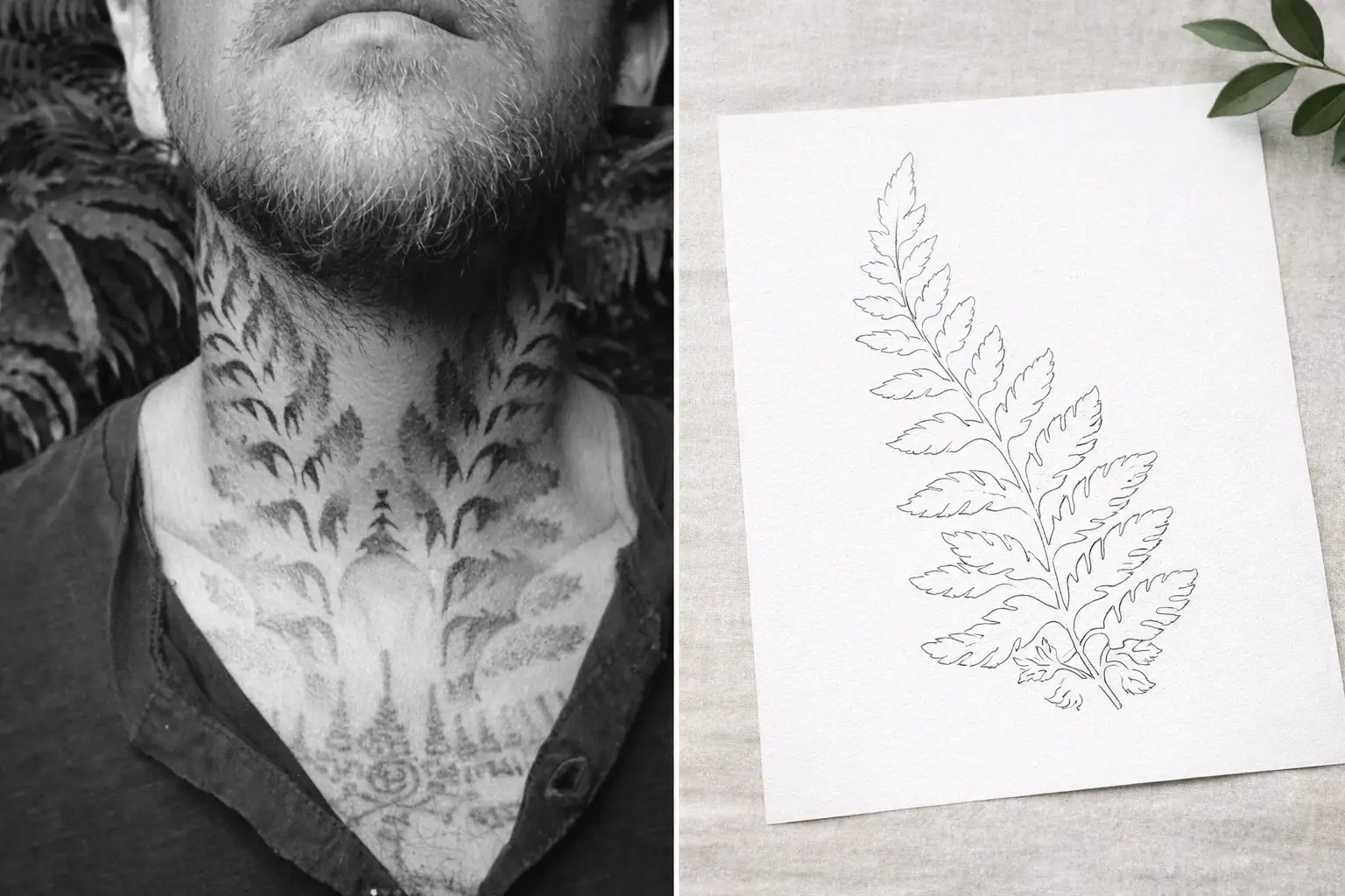 Skin is not paper: tattoos soften slightly over time